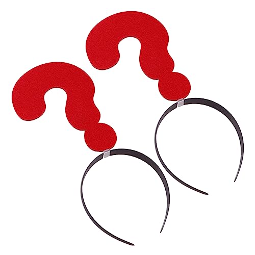 MUSISALY Kopfbedeckung Party Fragezeichen Accessoires Stirnband Lustig Kopfschmuck Haare Festivals MUSISALY Kopfbedeckung Party Fragezeichen Accessoires Stirnband Lustig Kopfschmuck Haare Festivals von MUSISALY