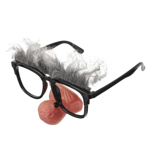 MUSISALY Lustige Clown Nasenbrille Mit Großen Augenbrauen Professionelles Party Accessoire Für Halloween Und Karneval Spaßige Verkleidung Für Fotobox Und Bühnenauftritte von MUSISALY