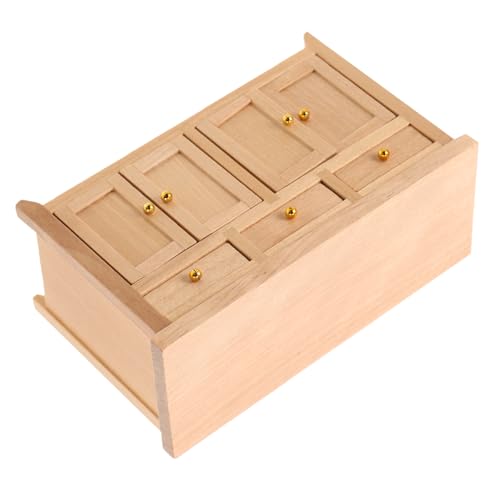 MUSISALY Maßstab Puppenhausmöbel aus Robustem Holz Naturfarben Platzsparendes Design für Wohnzimmer und Küche Realistische Miniaturmöbel für Puppenhausdekoration MUSISALY Maßstab Puppenhausmöbel aus Robustem Holz Naturfarben Platzsparendes Design für Wohnzimmer und Küche Realistische Miniaturmöbel für Puppenhausdekoration von MUSISALY
