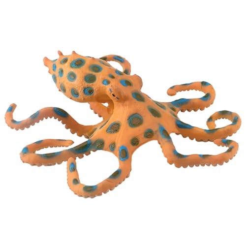 MUSISALY Meerestiermodell Simulation Oktopus Figur Modell Oktopus Simulation Tierfiguren Tierfiguren Oktopus Skulptur Simulation Realistische Oktopus Figuren Oktopus Figur von MUSISALY