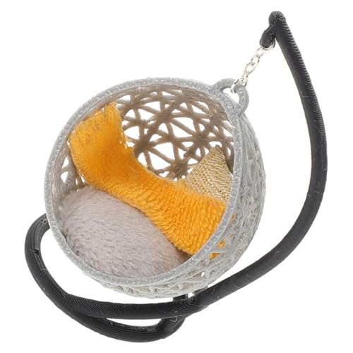 MUSISALY Mini Möbel Modellbausatz für Puppenhaus Beweglicher Mini Stuhl Dekorative Hängesitz für Schreibtisch und Regal MUSISALY Mini Möbel Modellbausatz für Puppenhaus Beweglicher Mini Stuhl Dekorative Hängesitz für Schreibtisch und Regal von MUSISALY