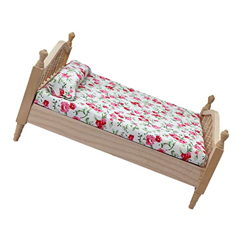 MUSISALY Mini Puppenhaus Möbel Set Bett Und Dekoration Für Puppenhaus Ideales Zubehör Für Miniaturhaus Schlafzimmer Und Küche Perfektes Accessoire Für Kreative Spielstunden von MUSISALY