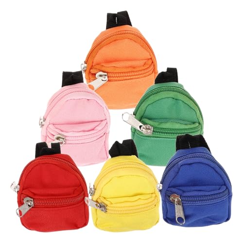 MUSISALY Puppen-Mini-Rucksack 6-teiliges Set Zubehör Für Puppen Schulbedarf Und Spielzeit von MUSISALY