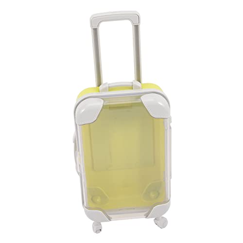 MUSISALY Mini-Trolley Mini-Koffer Mini-Puppenkoffer Babypuppe für Frauen Koffer für Wimpern Children Suitcase doll Accessories Mini-Hauskoffer Reisekoffer-Spielzeug Mini-Fall Plastik von MUSISALY