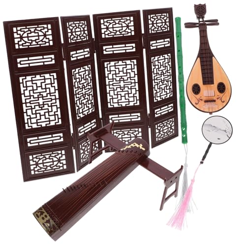 MUSISALY Miniatur Chinesisches Guzheng Klassisches Musikinstrumentenmodell Detailreiche Puppenhaus Dekoration Realistische Miniatur Accessoires für DIY Mikro Landschaften MUSISALY Miniatur Chinesisches Guzheng Klassisches Musikinstrumentenmodell Detailreiche Puppenhaus Dekoration Realistische Miniatur Accessoires für DIY Mikro Landschaften von MUSISALY