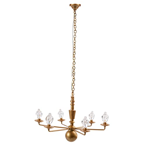 MUSISALY Miniatur Deckenlampe Kleine Kronleuchter Miniatur-deckenlampe Für Mini-Haus Dekoration Simulations-deckenlampe MUSISALY Miniatur Deckenlampe Kleine Kronleuchter Miniatur-deckenlampe Für Mini-Haus Dekoration Simulations-deckenlampe von MUSISALY