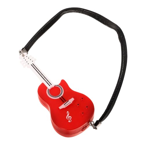 MUSISALY Miniatur Gitarre Rot Miniatur Musikinstrument Puppenhaus deko Kinderspielzeug Fotorequisite Detailgetreues Mini dekor für Puppen und Tisch MUSISALY Miniatur Gitarre Rot Miniatur Musikinstrument Puppenhaus deko Kinderspielzeug Fotorequisite Detailgetreues Mini dekor für Puppen und Tisch von MUSISALY