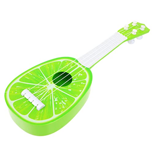 MUSISALY Obst-Ukulele kinderinstrumente musikinstrumente Musikspielzeug Set Ukulele für Anfänger Ukulele imitiertes Gitarrenspiel Musikinstrument- Abs Green von MUSISALY