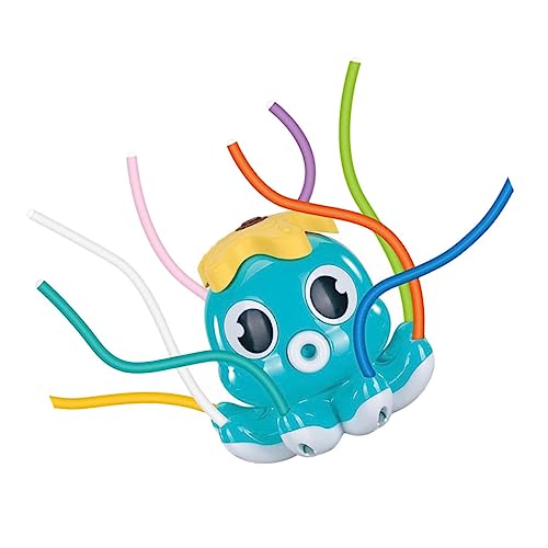 MUSISALY Oktopus bestreuen interaktives Outdoor draußen Children Toys Kleinkind-Cartoon-Sprinkler Wasserspielzeug für den Pool Plastik Blue von MUSISALY