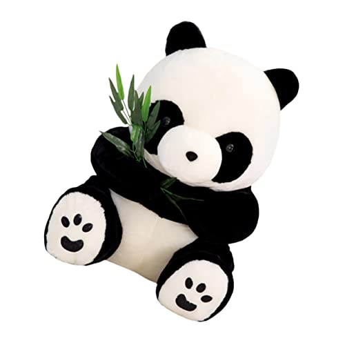 MUSISALY Panda-Puppe lebensechtes Panda-Spielzeug Kawaii Tierspielzeug Babyspielzeug Plüschtiere Panda Plush pandabär stofftier Kinder Panda Plüschtier Plüsch gefüllte Puppe PP Baumwolle von MUSISALY