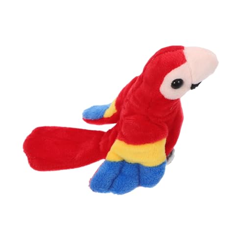 MUSISALY Papageien-Fingerpuppe Tierpuppen Hand Vogelpuppe Handpuppen für Kleinkinder 1-3 Kolibri Stofftier papagei Mini Puppen Plüsch Handpuppe Fingerpuppen für Babys PP Baumwolle von MUSISALY