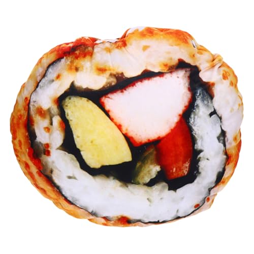 MUSISALY Rollen Simuliertes Sushi-Kissen schöne Kissen dekorative Sofakissen geldgeschenke Weihnachten weihnachsgeschenk spielzeuge Spielzeug Kuschelkissen für Mädchen Sushi-Plüsch von MUSISALY