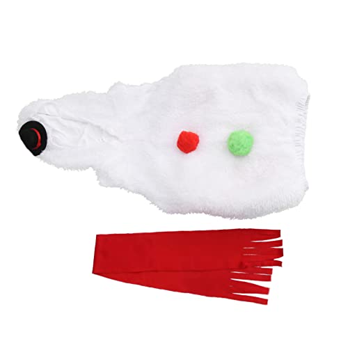 MUSISALY Satz Weihnachtskostüm Babykostüm Weihnachts-schneemann-Kleidung Babyanzüge Für Jungen -schneemann-kostüm Säuglingsanzug Weihnachtsmädchenkleid Kinderkostüme Weiß Kaschmirimitat von MUSISALY