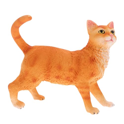 MUSISALY Simulation Haustier Katze Simulation Katze Modell Kreative Katze Modell Lebensechte Tier Modell Dekor Spielzeug Katze Figur Desktop Katze Skulptur Mini Katze Ornament Künstliche von MUSISALY