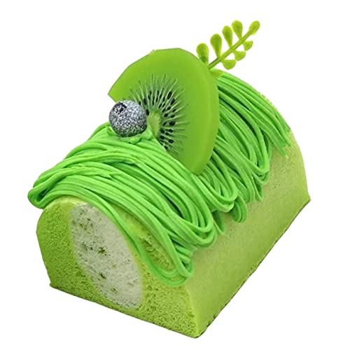 MUSISALY Simulation Kuchenmodell Tischdekoration gefälschtes Kuchenmodell Kuchen-Dessert-Modell Cake kuchendekoration Simulationskuchen Requisiten für den Dessertladen Pu Green von MUSISALY