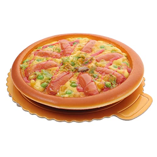 MUSISALY Simulations Pizza Modell Pizza Modell Ornament Pizza Modell Requisite Simulation Essen Spielzeug Pizza Fotografie Requisite Modell Pizza DIY Küche Rollenspiel von MUSISALY