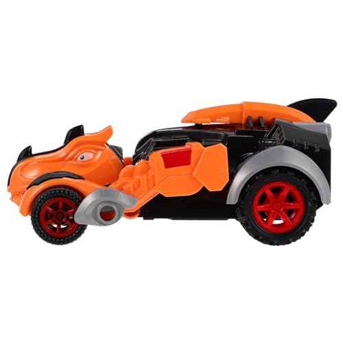 MUSISALY Spielzeugauto Kinderspielzeug Jungenspielzeug Mini-Spielzeug Auto Spielzeug Lernspielzeug Roboterspielzeug Puzzle-Spielzeug Spielzeug Für Roboterfahrzeuge Automodell Plastik Orange von MUSISALY