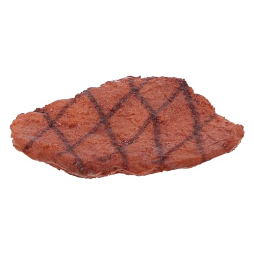 MUSISALY Steakimitat Tu So, Würdest Du Essen Spielen Grillspielzeug Für Kinder Aussehendes Steak Gefälschtes Steak-Spielzeug Simuliertes Steakmodell Simulation Essen Plastik von MUSISALY