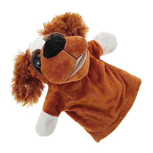 MUSISALY Tier Handpuppe Hund Mit Haarigen Ohren üsch Spielhandschuh Für Rollenspiele Und Pädagogisches Lernen Ideales Spielzeug Für Kleinkinder Und Babys von MUSISALY