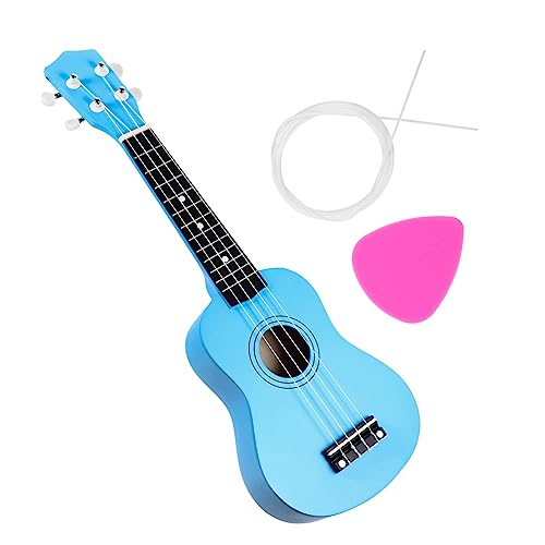 MUSISALY Ukulele Musikinstrumente Gitarre Mini-Instrumente Mini-Gitarre Gitarre Holz Blue von MUSISALY