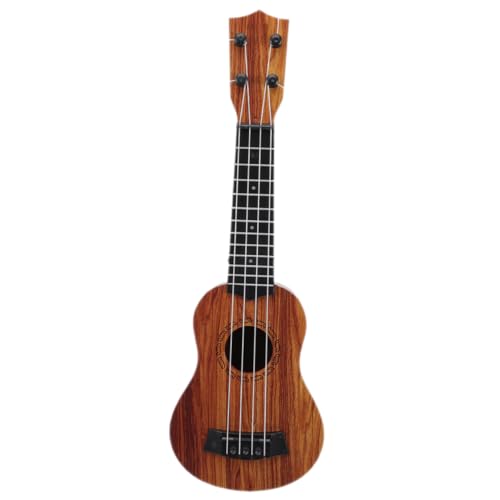 MUSISALY Ukulele Nachgemachtes Gitarrenspielzeug Mini-gitarrenspielzeug Für Kinder Kinderinstrument Spielzeug Simulation Minigitarre Gitarrenmodell Für Kinder Gitarre Für Kinder Hölzern von MUSISALY