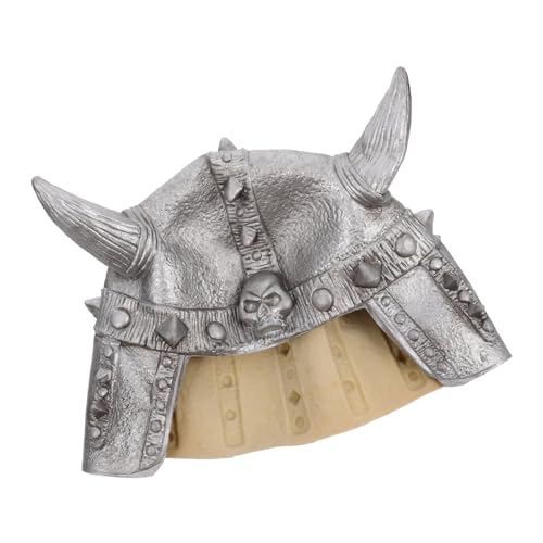 MUSISALY Wikingerhelm Wikingerkostüm Hut Wikingerhut Cosplay mittelalterlicher Hut Hörner Helm Maskenball Hut Festliche Kopfbedeckung Stirnband Festivalhut Halloween-Show-Requisite Emulsion von MUSISALY