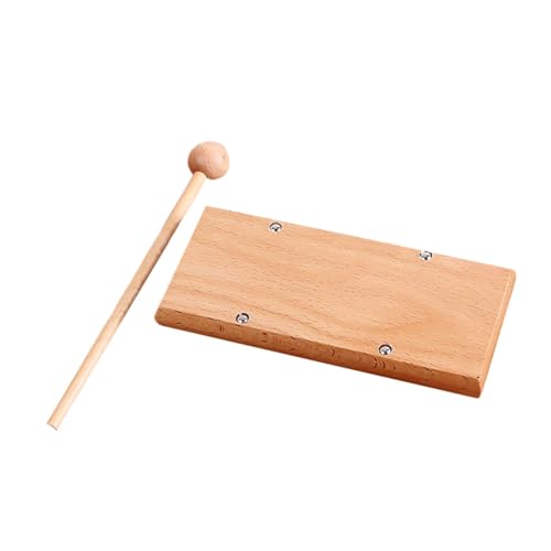 MUSISALY Windspiele Glockenspiel Percussion-musikinstrumente Schlaginstrument Spielzeug Xylophon Kinder-xylophon Percussion-xylophon-Instrument Xylophon Für Kinder Light Brown Metall von MUSISALY