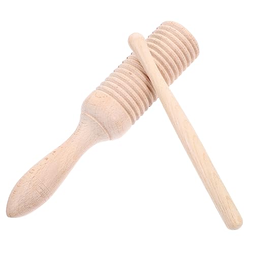 MUSISALY einzelnes Fass Shaker-Instrumente Lernspielzeug Musikalisches Spielzeug kinderinstrumente Kinder musikinstrumente pädagogisches Guiro-Spielzeug aus Holz Musikinstrumente für Kinder von MUSISALY