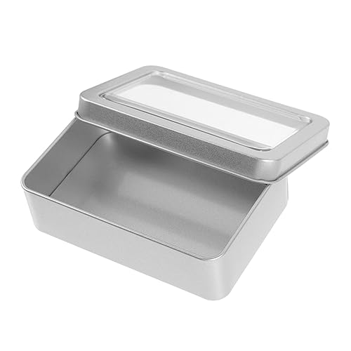 MUSISALY quadratische Würfelbox Storage Boxes aufbwahrungs-Box vorratsboxen aufbewahrungbox dice Box Würfel liefert Würfel-Boxen Würfelhalter aus Metall Hausbedarf Würfel Fall Eisen Silver von MUSISALY