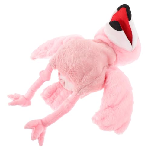 MUSISALY üsch Flamingo Handpuppe Interaktives Für Erzählspielzeug Für Eltern Kind Interaktion Frühes Lernspielzeug Ideal Für Geschichtenerzählen Und Spielvergnügen von MUSISALY