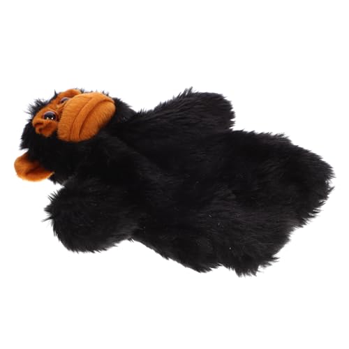 Orang-utan-tierhandpuppe Bär Handpuppe Kreatives Puppenspielzeug Handpuppen Zum Geschichtenerzählen Tierische Handpuppe Handpuppen Für Kleinkinder Handpuppe Spielzeug Black Plüsch MUSISALY von MUSISALY