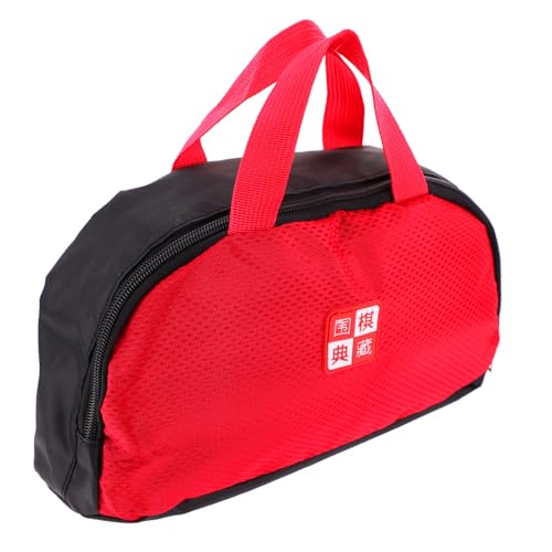 Stückbox Aufbewahrungstasche Reise Einkaufstasche Perlenboxen Tasche Reiseschach Reise Organizer Taschen Schachtasche Kleine Tasche Aufbewahrungshalter Go Spielzubehör MUSISALY von MUSISALY