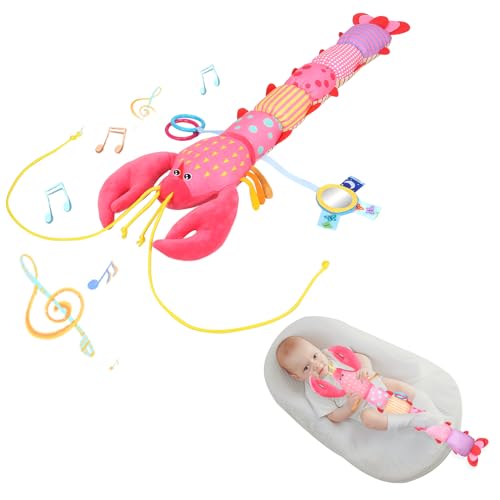 MUSUNFE Babyspielzeug musikalisch gefülltes Tierplüsch für 0-12 Monate (Rosa) von MUSUNFE