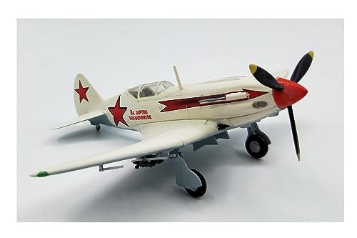 Flugzeugmodell kopieren 1:72 für EIN Modell eines sowjetischen MIG-3-Kampfflugzeugs während des Zweiten Weltkriegs, Legierungsdruckguss-Flugzeugmodell Exquisite Geschenkkollektion von MUZIZY