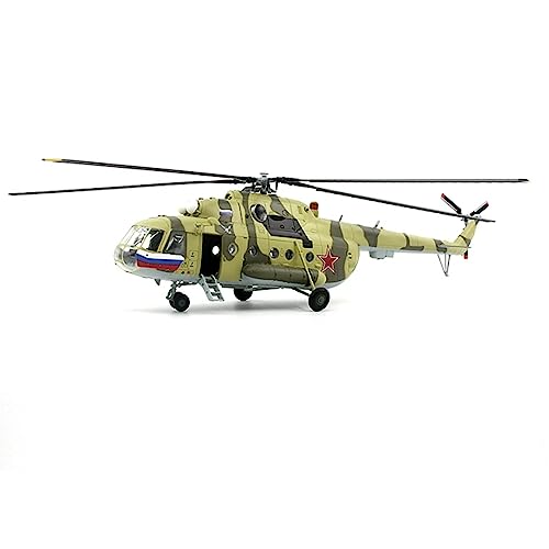 MUZIZY Flugzeugmodell kopieren 1:72 für russische Mi-17 Mi17-Armee-Hubschrauber-Replik-Flugzeugmaßstab, druckgegossenes fertiges Flugzeugmodell Exquisite Geschenkkollektion von MUZIZY
