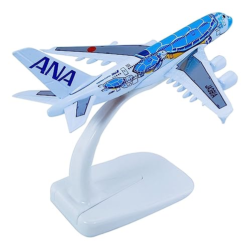 MUZIZY Kopie Flugzeug Modell 1:500 14cm Fertige Produkt Flugzeug Modell Flugzeuge Airbus A380 ANA JA381A Für Blaue Schildkröte Sammlung von MUZIZY