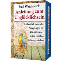 Anleitung zum Unglücklichsein (Kartenspiel) von MVG Moderne Verlagsgesellschaft