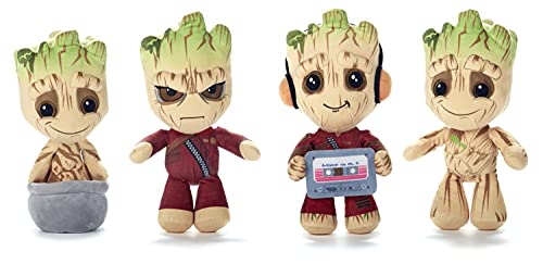 MVS wholesale 30,5 cm Baby Groot Soft Plush Toy From GOTG 4 Assorted Designs with 1 sent at random Gift Present von MVS wholesale
