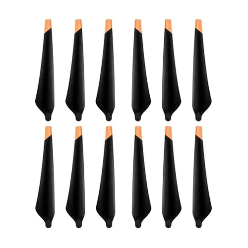 MWAYOYTE 3820 Drone Teile Klapp Carbon Faser Kunststoff Mix Propeller CW CCW Propeller for D-JI T30 Drone Klingen Landwirtschaft Drone(6pcs CW and 6pcs CCW) von MWAYOYTE