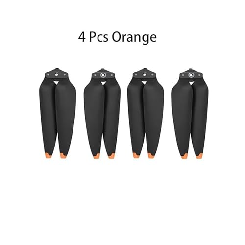 MWAYOYTE 4 Stück/8 Stück Propeller 5747F Geräuscharme Klinge Schnellverschluss CW/CCW Propeller for D-JI Air 3 Drohnenzubehör(4 Pcs Orange) von MWAYOYTE