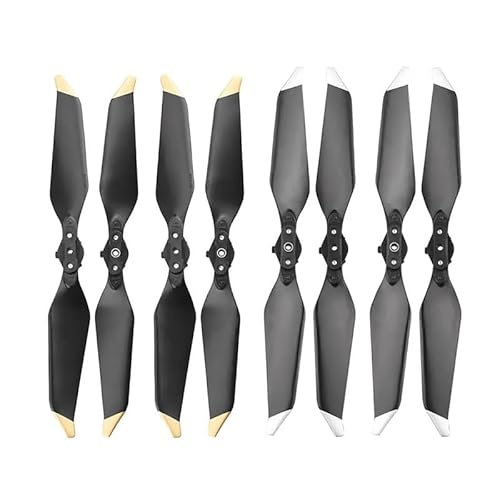 MWAYOYTE 8 stücke 8331 Geräuscharm Quick-Release Propeller for D-JI Mavic Pro Platin Drone Klinge Prop for Mavic Pro Zubehör ersatzteile(Gold Sliver) von MWAYOYTE