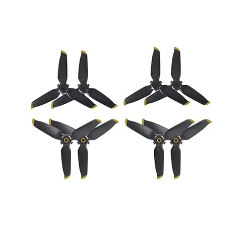 MWAYOYTE 8 stücke Propeller 5328S Klingen CW/CCW Propeller for D-JI FPV Combo Drone Zubehör(Gold) von MWAYOYTE