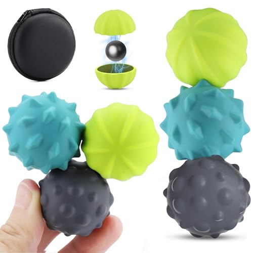 33mm Extragroßes Magnetische Fidget Toys, 3 Stück Magnetkugeln Stressball Silikon Sensorik Spielzeug,Magnetische Anziehungskraft Stress Bälle mit Silikonhülle, Sensory Toy, Anti-Stress Fidget Toys 33mm Extragroßes Magnetische Fidget Toys, 3 Stück Magnetkugeln Stressball Silikon Sensorik Spielzeug,Magnetische Anziehungskraft Stress Bälle mit Silikonhülle, Sensory Toy, Anti-Stress Fidget Toys von MWRWRR