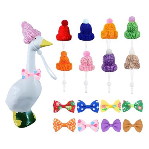 MWZBTG Büro Gänse Outfits - Niedliche Lustige Büro Gänse Kleidung,Statue mit Mini Strickmützen und Fliegen für Halloween Party Festliche Veranstaltung Weihnachtsfeier MWZBTG Büro Gänse Outfits - Niedliche Lustige Büro Gänse Kleidung,Statue mit Mini Strickmützen und Fliegen für Halloween Party Festliche Veranstaltung Weihnachtsfeier von MWZBTG