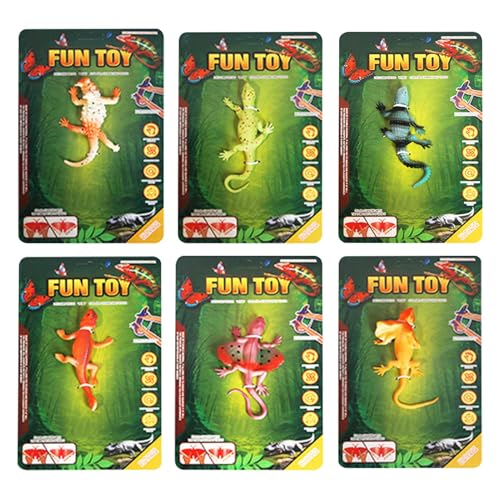 MWZBTG Farbwechselspielzeug | 6 Echsen Figuren | Spielzeugbeutel Füllung Kinderparty Lernspielzeug Für Kinder Ab 3 Jahren MWZBTG Farbwechselspielzeug | 6 Echsen Figuren | Spielzeugbeutel Füllung Kinderparty Lernspielzeug Für Kinder Ab 3 Jahren von MWZBTG