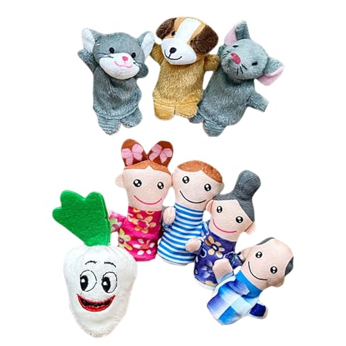 MWZBTG Fingerpuppen Für Kleinkinder, 8Stück Geschichtenzeit Lernhilfe Bauernhof Pädagogische Puppen, Pädagogische Lernhilfe Zur Fantasieentwicklung Bei Kleinkindern MWZBTG Fingerpuppen Für Kleinkinder, 8Stück Geschichtenzeit Lernhilfe Bauernhof Pädagogische Puppen, Pädagogische Lernhilfe Zur Fantasieentwicklung Bei Kleinkindern von MWZBTG