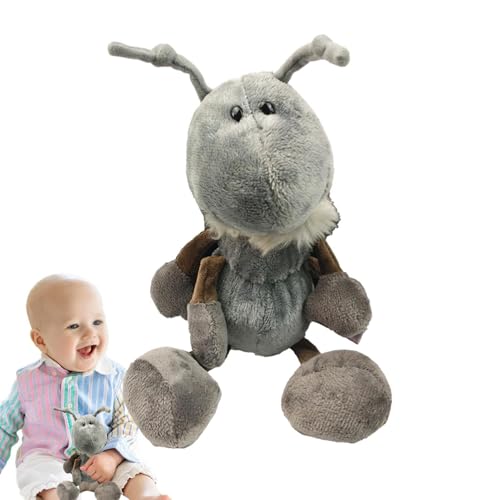 MWZBTG Kuscheltier, Gefüllter Ameisenplüsch, Süße Ameisen Stofftier Plüschpuppe, Simulation Ameisen Plüsch Kissen, Kleine Puppe Mit Ameisenform, Plüschtier, 40cm von MWZBTG