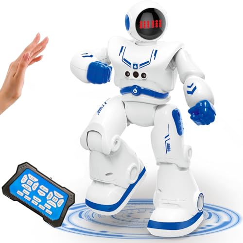 Roboter Spielzeug ab 4 5 6 7 8 9 10 Jahre Jungen Mädchen Roboter Kinder Ferngesteuerte Roboter-Kits mit Intelligentem Programmierbar RC Roboter Lernen Spielzeug für Kinder 8 9 10 Geburtstags Geschenk von MXBLOCKY