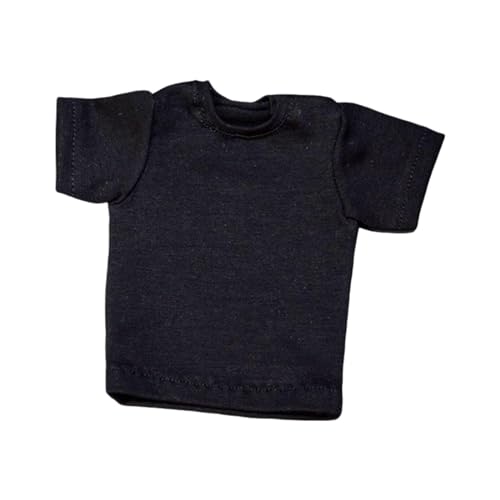 MXRGUMVI 1/6 Scale Figure Doll Clothes T-Shirt for 30.5 cm Male Female Action Figures Black, 10.5 cm MXRGUMVI 1/6 Scale Figure Doll Clothes T-Shirt for 30.5 cm Male Female Action Figures Black, 10.5 cm von MXRGUMVI