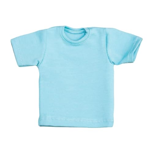MXRGUMVI 1/6 Scale Figure Doll Clothes T-Shirt for 30.5 cm Male Female Action Figures Light Blue, 10.5 cm MXRGUMVI 1/6 Scale Figure Doll Clothes T-Shirt for 30.5 cm Male Female Action Figures Light Blue, 10.5 cm von MXRGUMVI